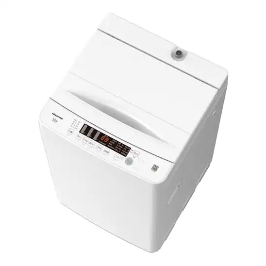 ハイセンス HW-K55L 容量5.5kg 1-2人用 洗濯機 スリムデザインモデルが23,400円送料無料
