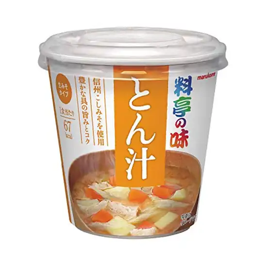 ■【料亭の味シリーズ】マルコメ カップ 料亭の味 とん汁 即席味噌汁 1食×6個 542円