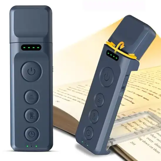 【40%OFF！】Glocusent 読書灯 14LEDクリップライト － USB-C 5段階調光3色調整機能装備モデルが1,319円