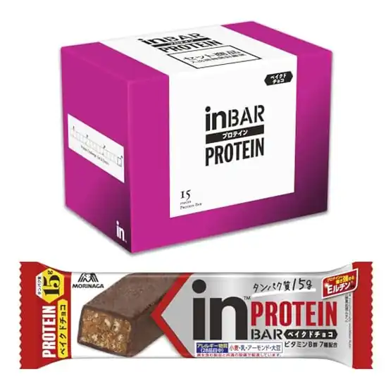 【1,964円(131円 / 本)】inバー プロテイン ベイクドチョコ (15本入×1箱) プロテインバー