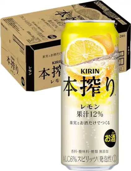 【4,298円(179円 / 本)】KIRIN本搾り チューハイ500ml×24本 キリンレモンサワー