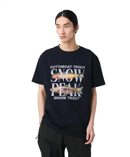 【73％OFF】[スノーピーク] Famous Trout Dry T-Shirt TS-26SU009 S 2087円！