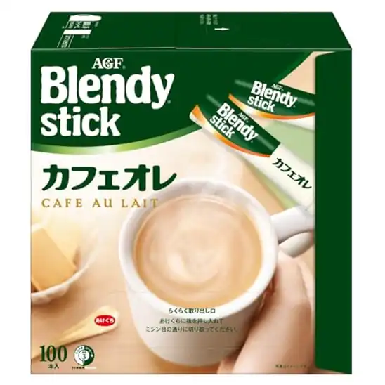 【タイムセール】【20％OFF＋15％OFF】1本あたり20円！AGF ブレンディ スティック カフェオレ 100本 1959円！