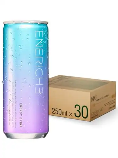 【定期おトク便5％OFF！】ENERICHE エナジードリンク 250ml×30本が3,075円（102.5円/本）