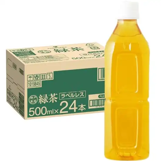 35.7/本 50%1715 神戸茶房 緑茶 ラベルレス お茶 500ml 24本 ペット 箱買い 【Amazon・アマゾン】で 食品・飲料 など 他商品も掲載の場合あり