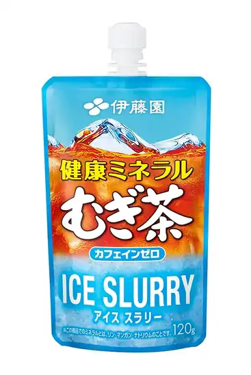 【50%OFF】1本あたり108円!伊藤園 健康ミネラルむぎ茶 アイススラリー 120g×16本 パウチ 1727円!