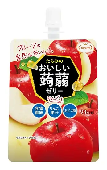 【実質598円】たらみ おいしい蒟蒻ゼリー りんご味 150g×6個