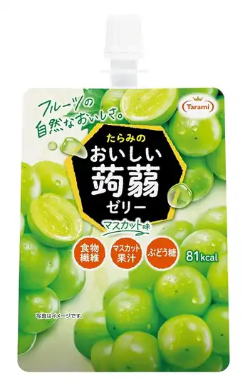 【実質558円】たらみ おいしい蒟蒻ゼリー マスカット味 150g×6個
