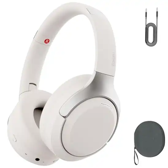 Earaku J137 - ANC機能搭載 最大60時間再生 有線/無線両用Bluetoothヘッドホンが3,517円送料無料