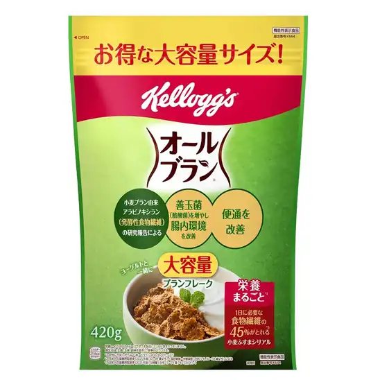【実質642円】ケロッグ オールブラン ブランフレーク 大容量 420g