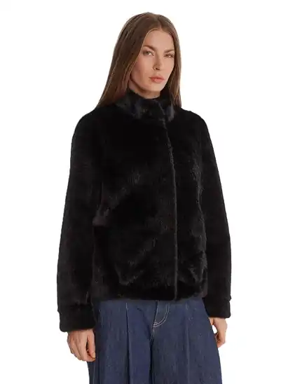 【ラストワン、爆下げ】[ゲス] LUNA FAUX FUR JACKETが激安特価！