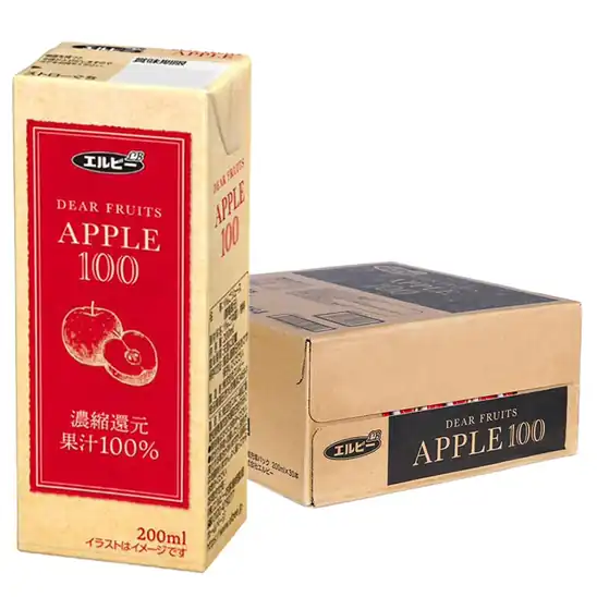 1本55円！【大幅値下がり！】アイリスプラザ アップルジュース 果汁100% 200ml ×30本 紙パックが激安特価！