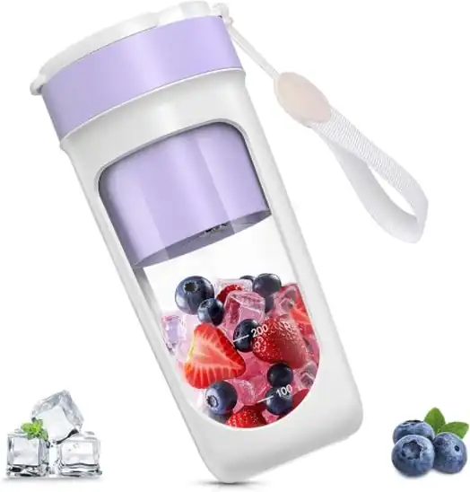 【50%ポイント！】Aliliy 小型 ジューサー スムージー 氷も砕ける 充電式 340ml 一台多役が4,980円（実質2,490円）送料無料