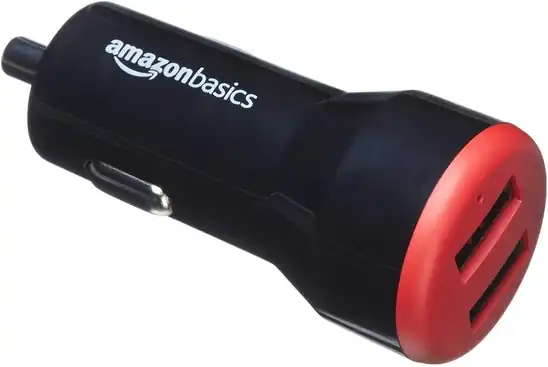 Amazonベーシック カーチャージャー 24W 2ポート 546円！
