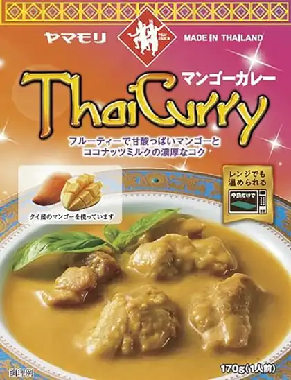 【1,214円】ヤマモリ タイカレーマンゴー 170g ×5個