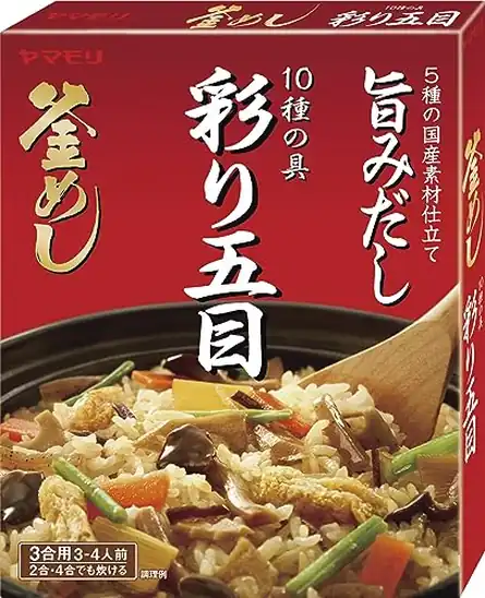 【758円】ヤマモリ 10種の具 彩り五目 釜めしの素 210g×5個