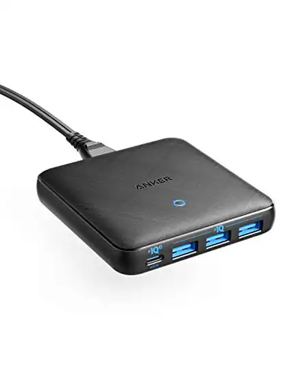 【タイムセール】【41%OFF】Anker PowerPort Atom III Slim (Four Ports) - 65W 4ポート USB-C 充電器 3190円!