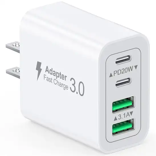 【タイムセール】MARSNET 合計40W スマホ充電器 4ポート (USB-C×2/USB-A×2) 750円!