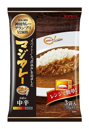 ヤマモリ 神田カレーグランプリ マジカレー お店の中辛 3袋入×2個(6食) 633円(105.5円/袋)(580円、96.7円/袋)!プライム会員は送料無料!