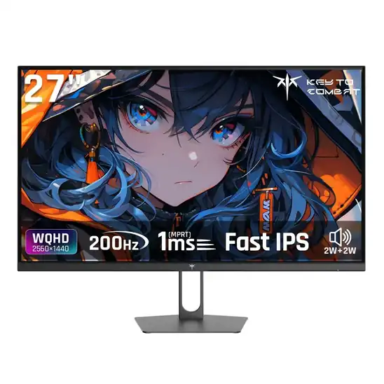 2,000円OFFクーポンで22,980円 送料無料 楽天市場 KTC H27T22C ゲーミングモニター 27インチ 液晶ディスプレイ WQHD (2560×1440) Fast IPS 200Hz 1ms(MPRT) 124%sRGB 高輝度400cd/m² PS5対応HDMI×2 DP×1.4 3年保証 2026.10.27 09:59まで