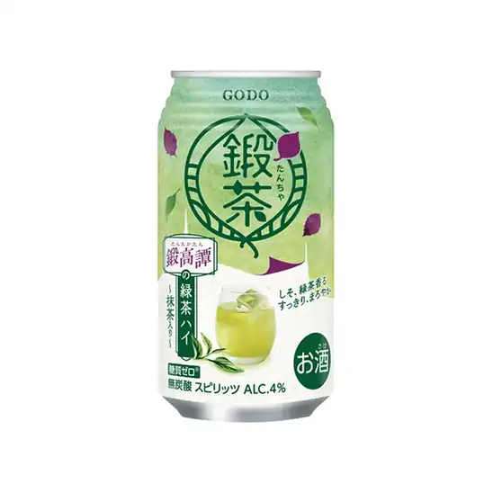 【値下げ】【お酒】合同酒精 鍛茶 鍛高譚の緑茶ハイ 350ml×24本セット 1,430円（59.6円/本）の送料関係費のみ！