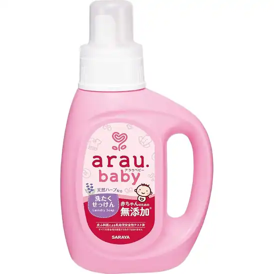【44％OFF＋5％OFF】arau.(アラウ) アラウベビー 洗濯せっけん 本体 800mL 468円！