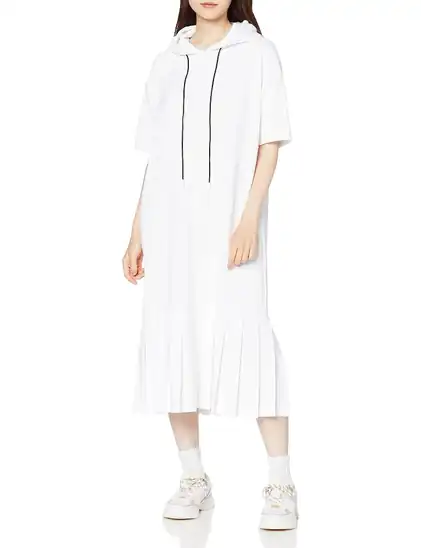 【82％OFF】[ダブルスタンダードクロージング] ESSENTIAL 裏毛プリーツワンピース 2501-001-232 レディース (36) 4873円！