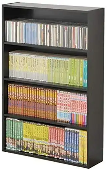 山善（YAMAZEN） マンガぴったり本棚カラーボックス  幅60×奥行17×高さ89cm 1,885円！プライム会員は送料無料！