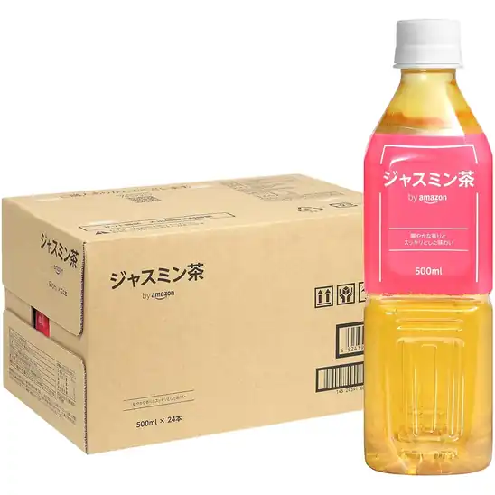 【クーポンで10％OFF＋5％OFF】1本あたり66円！by Amazon ジャスミン茶 500ml×24本 (Happy Belly) 1590円！