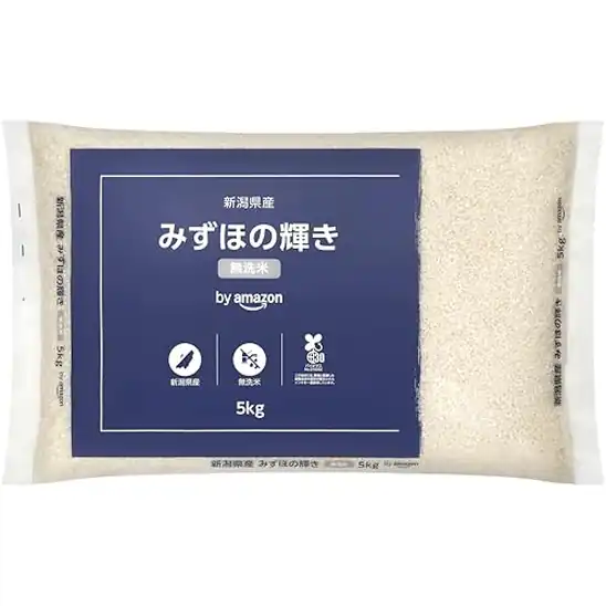 ■by Amazon 新潟県産 みずほの輝き 無洗米 5kg 令和7年産 2,680円