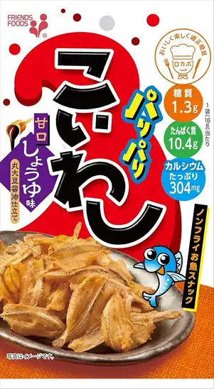 【167円】井上食品 パリパリこいわし甘口醤油味 16g