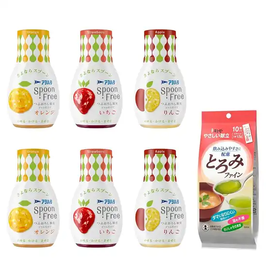 残り僅か!【大幅値下がり!】キユーピー アヲハタ Spoon Free とろみファイン セット とろとろジャムティー やわらか食 【セット買い】が激安特価!