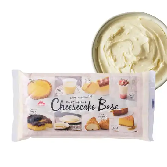 【クーポンで50%OFF+5%OFF】【そのまま焼くだけ簡単チーズケーキ】【公式】森永 チーズケーキベース 1kg 冷蔵 1288円!