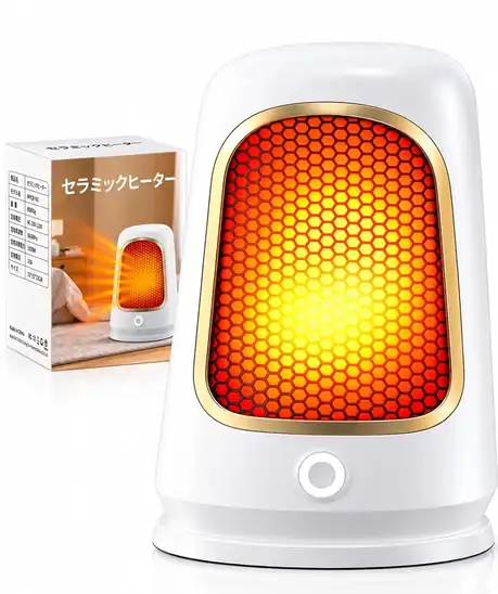 【タイムセール】【70％OFF】AORODO セラミックヒーター 小型 足元ヒーター 1000W/600W  1999円！