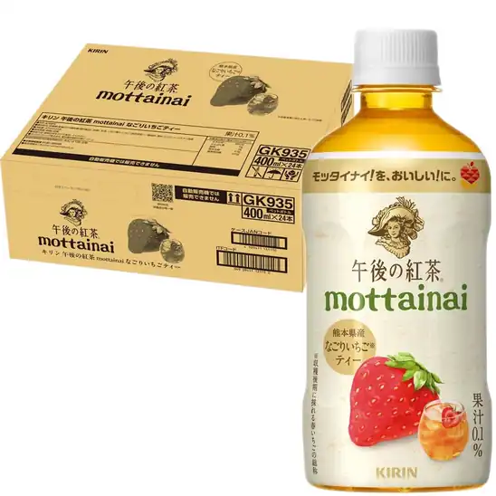 【アウトレット】1本あたり70円！キリン 午後の紅茶 mottainai なごりいちごティー 400ml 24本 1673円！