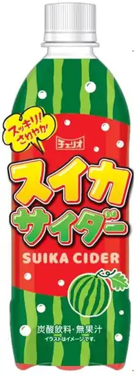 【アウトレット】1本あたり83円！チェリオ スイカサイダー 500ml×24本 1998円！