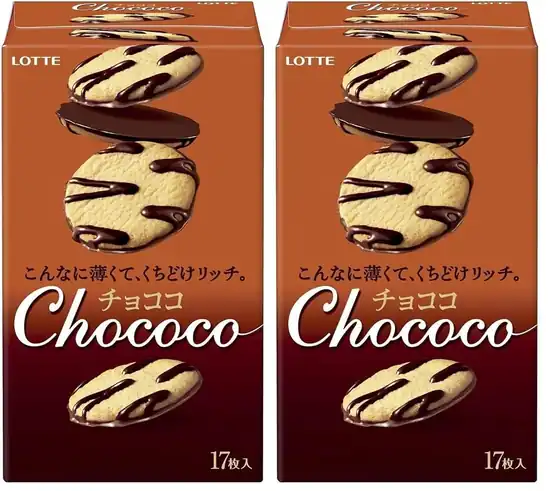 【504円】ロッテ チョココ 1箱(17枚) (× 2)