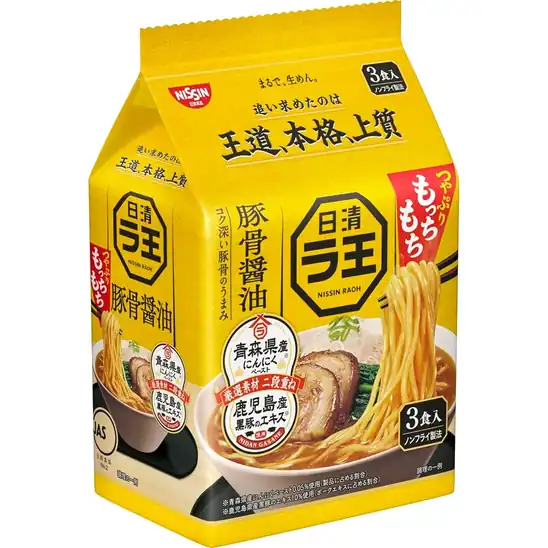 【271円】日清食品 日清ラ王 豚骨醤油 3食パック 279g