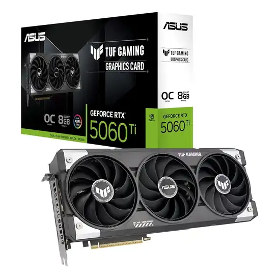 【109,081円】ASUS NVIDIA GeForce RTX 5060 Ti ビデオカード PCI Express 5.0 GDDR7 OC Edition/TUF-RTX5060TI-O8G-GAMING 国内正規代理店品