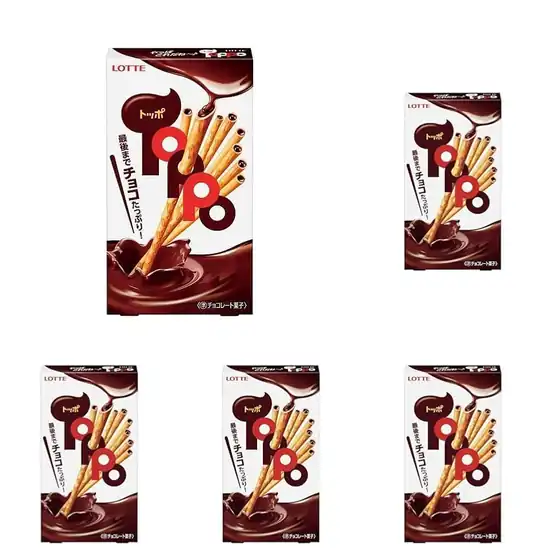 1個あたり146円！ロッテ トッポ 1箱(2袋) (× 5) 731円！